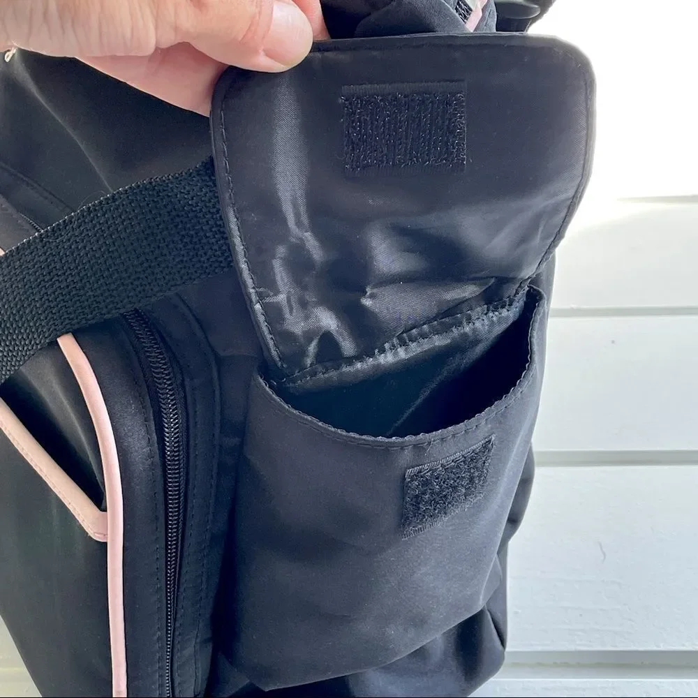 Cudlie Accessories Multi Pocket Top Zip Black Baby Diaper Bag
